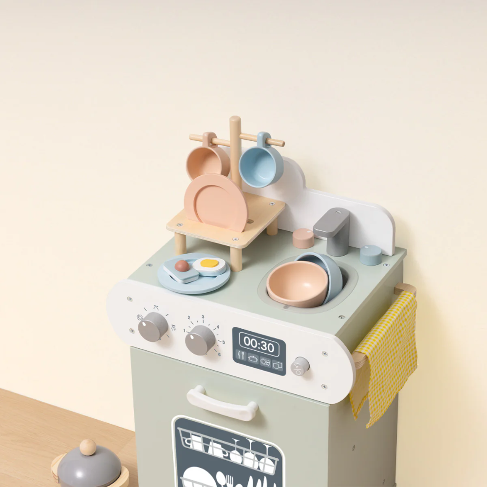 TookyToy - Pretend Play Dishwashing Machine Toy Set