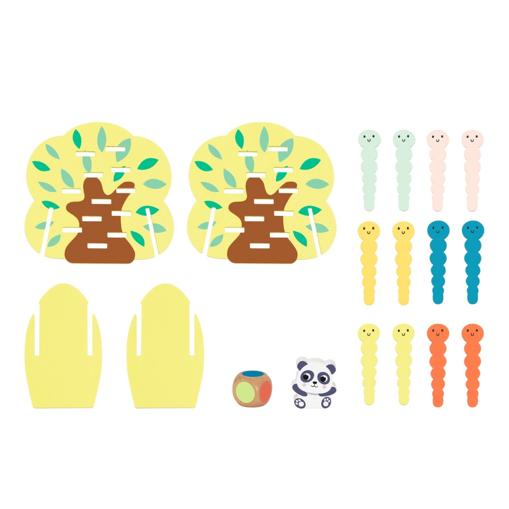 hi Pando - Wooden Bug Catching Game - Tree Themed - 18pcs