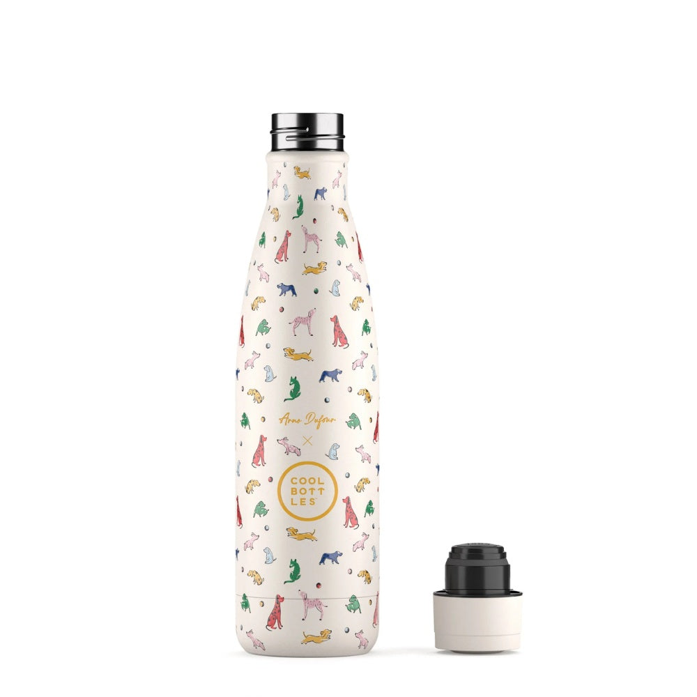 Cool Bottles - Triple-Insulated Water Bottle - Doggie Party 500ml