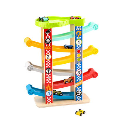 TookyToy - Ramp Car Racer with 6 Tracks & Cars - Motherhood