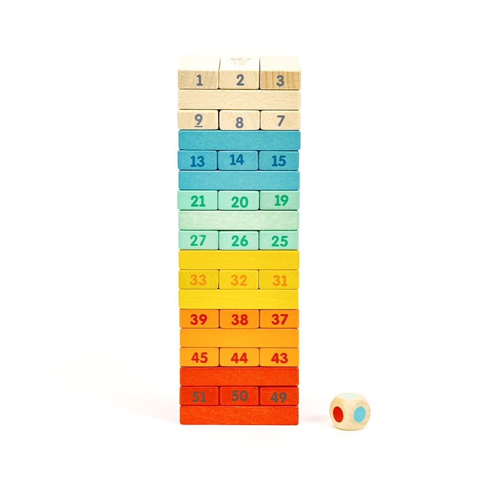 Classic World - Deluxe Colourful Stacking Game - 55pcs