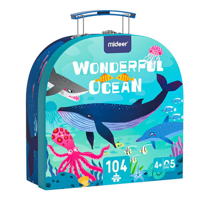 Mideer - Gift Box Puzzle - Wonderful Ocean - 104pcs