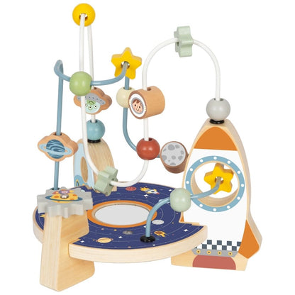 TookyToy - Wooden Bead Maze Acitivty Toy - Space - Motherhood