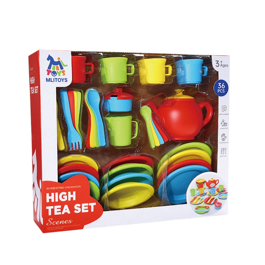 Mingli Toys - Pretend & Play - Dinner & Tea Set - 36 Pieces