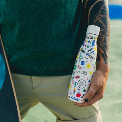 Cool Bottles - Triple-Insulated Water Bottle - Good Vibes 500ml