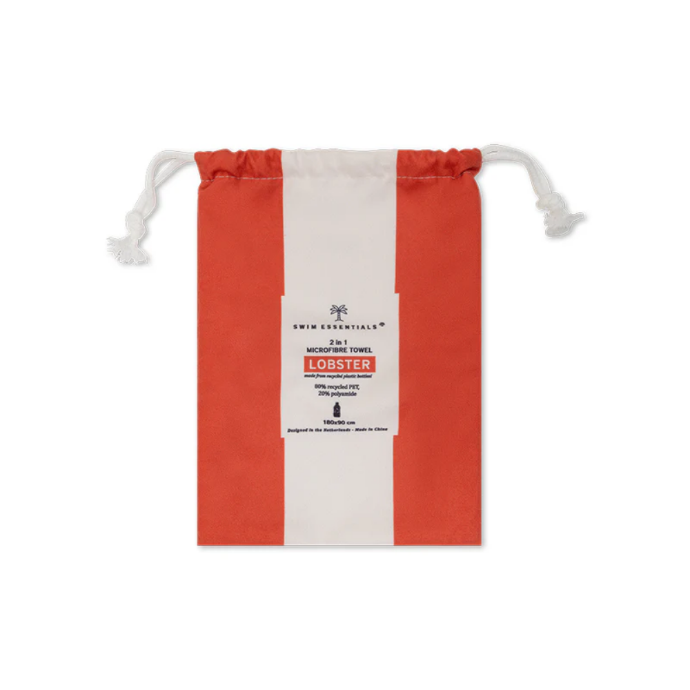 Swim Essentials - Shaped Beach Towel - Lobster