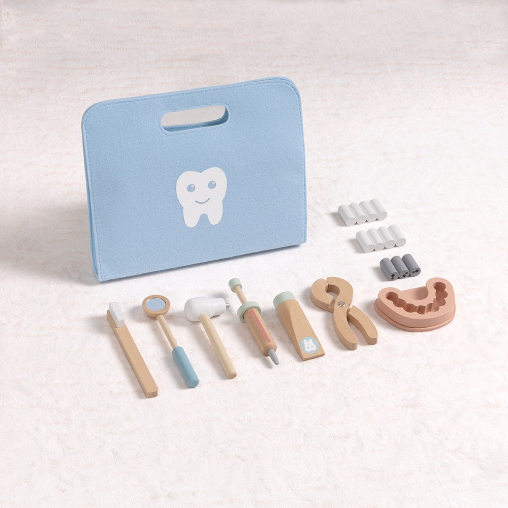 TookyToy - Pretend Play Little Dentist Play Set with Carry Case