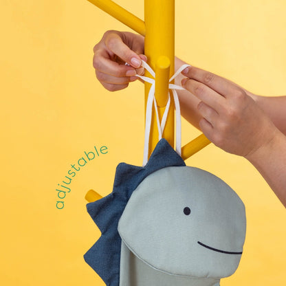 Play&Go - 2-in-1 Wall Storage & Tote Bag - Dino