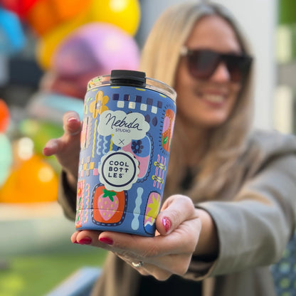 Cool Bottles - Triple-Insulated Travel Tumbler - Patch Zone 330ml