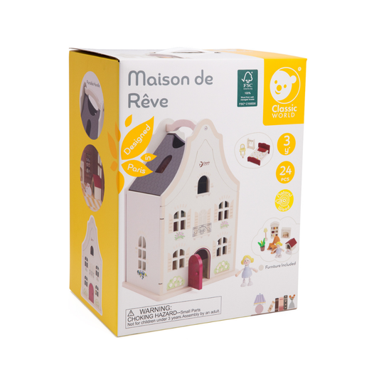 Classic World - Pretend & Play - Maison de Rêve Dollhouse