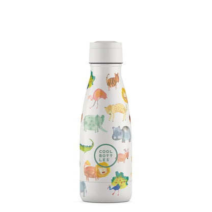 Cool Bottles - Kids Triple-Insulated Water Bottle - African Safari 260ml