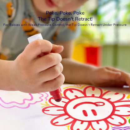 Mideer - Round-tip Washable Marker - 12 Colours
