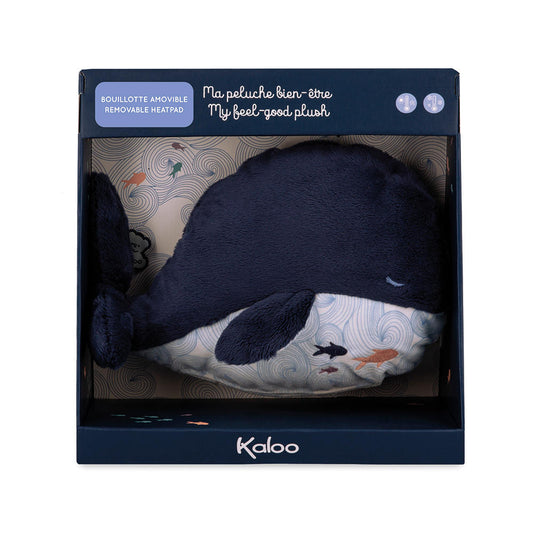 Kaloo - Wellness Soft Toy with Hot & Cold Pack - Whale - 17cm