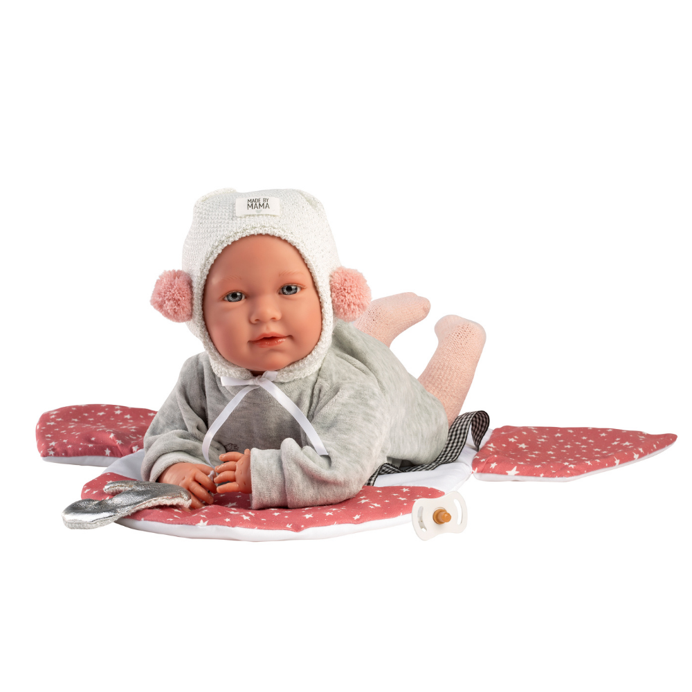 Llorens - Baby Girl Doll with Clothing & Space Carrier: Mimi- 42cm