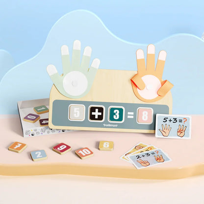 TopBright - Montessori Finger Counting Hand Math Toy - 44 Pieces