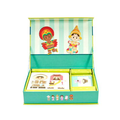 Classic World - Magnetic Activity Set - People Of The World - 60pcs