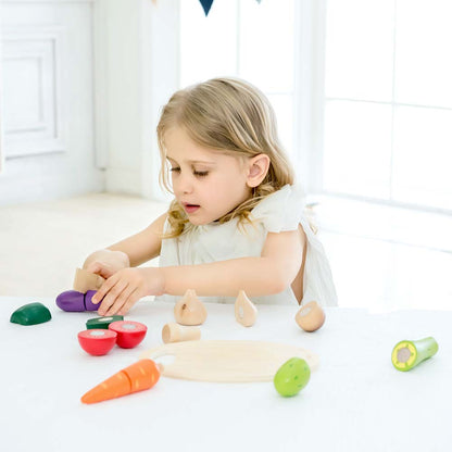 Classic World - Pretend & Play - Cutting Vegetable - 9pcs
