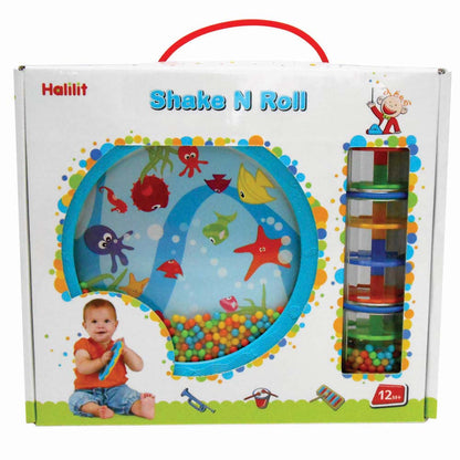 Halilit - Music Instrument for Babies & Toddlers - Shake 'n Roll Set of 2-**