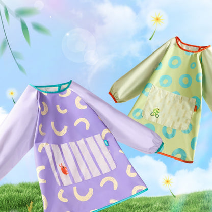 Mideer - Waterproof Art Smock: Kids Painting Apron - Hyacinth Purple