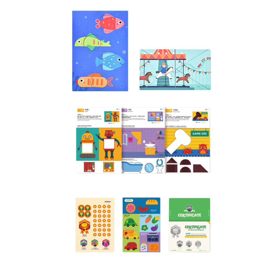Mideer - Let's Play with Stickers - Intermediate Level