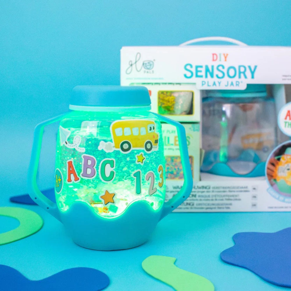 Glo Pals - DIY Sensory Play Jar - ABC Theme