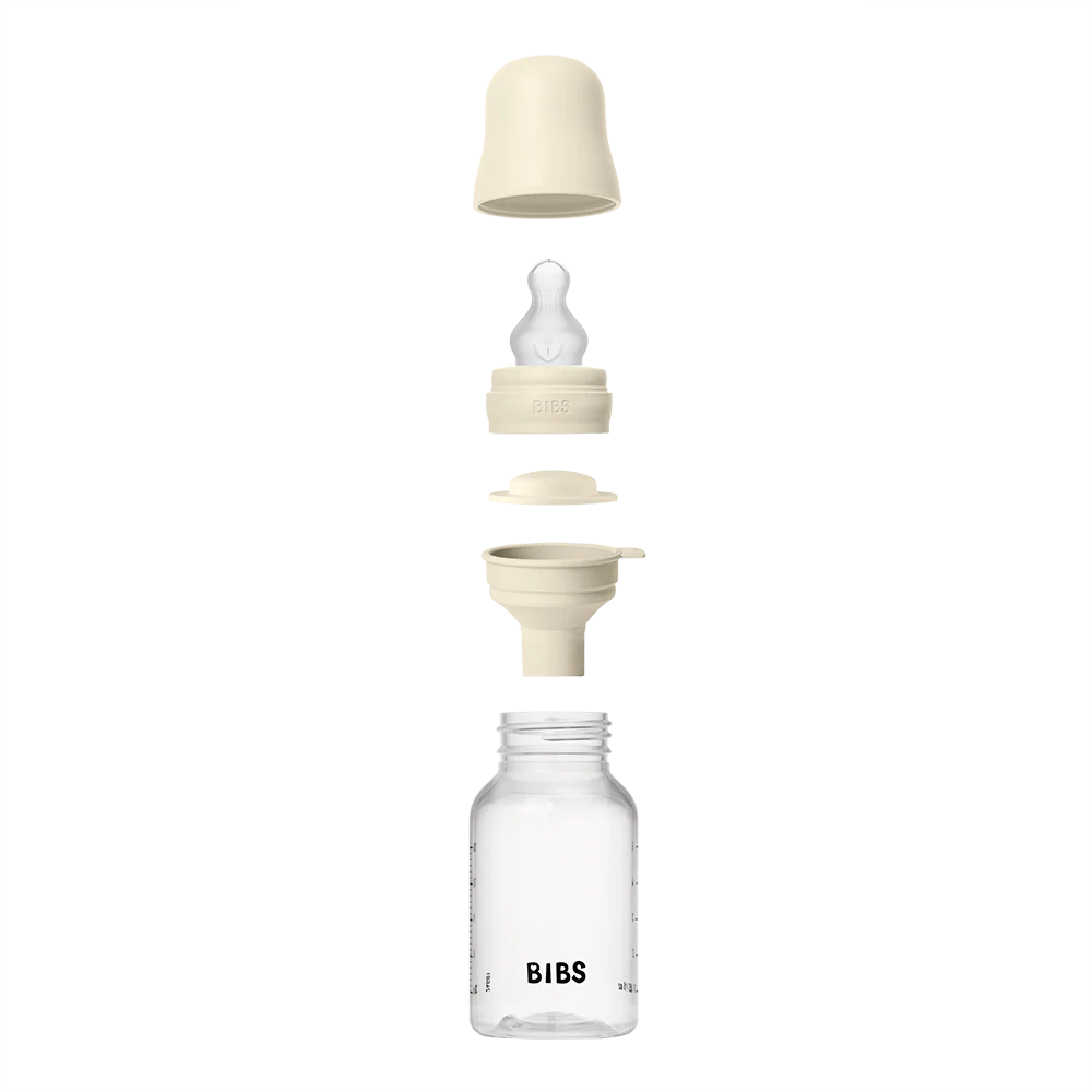 BIBS Baby Bottle Round Silicone 150 ml Slow Flow