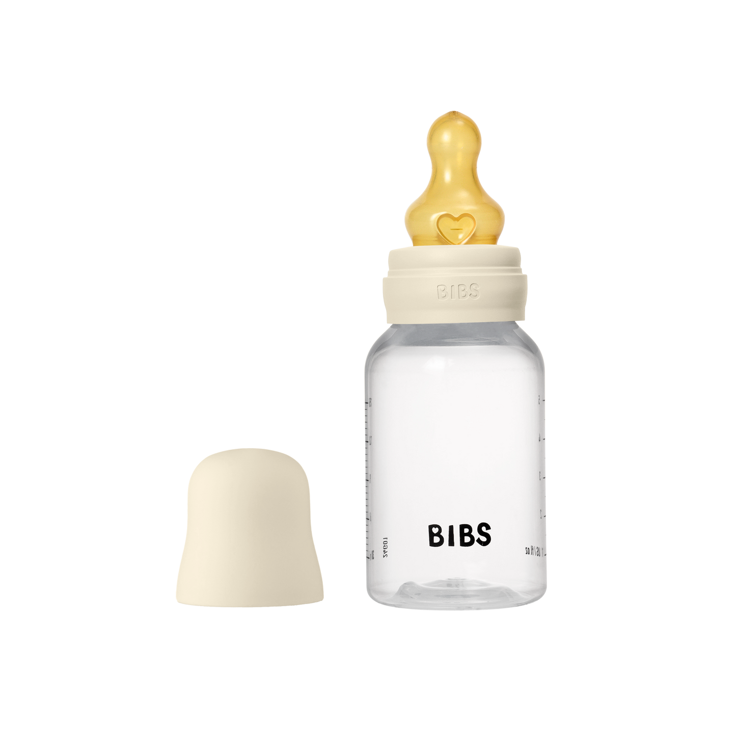 BIBS Baby Bottle Round Latex 150 ml Slow Flow