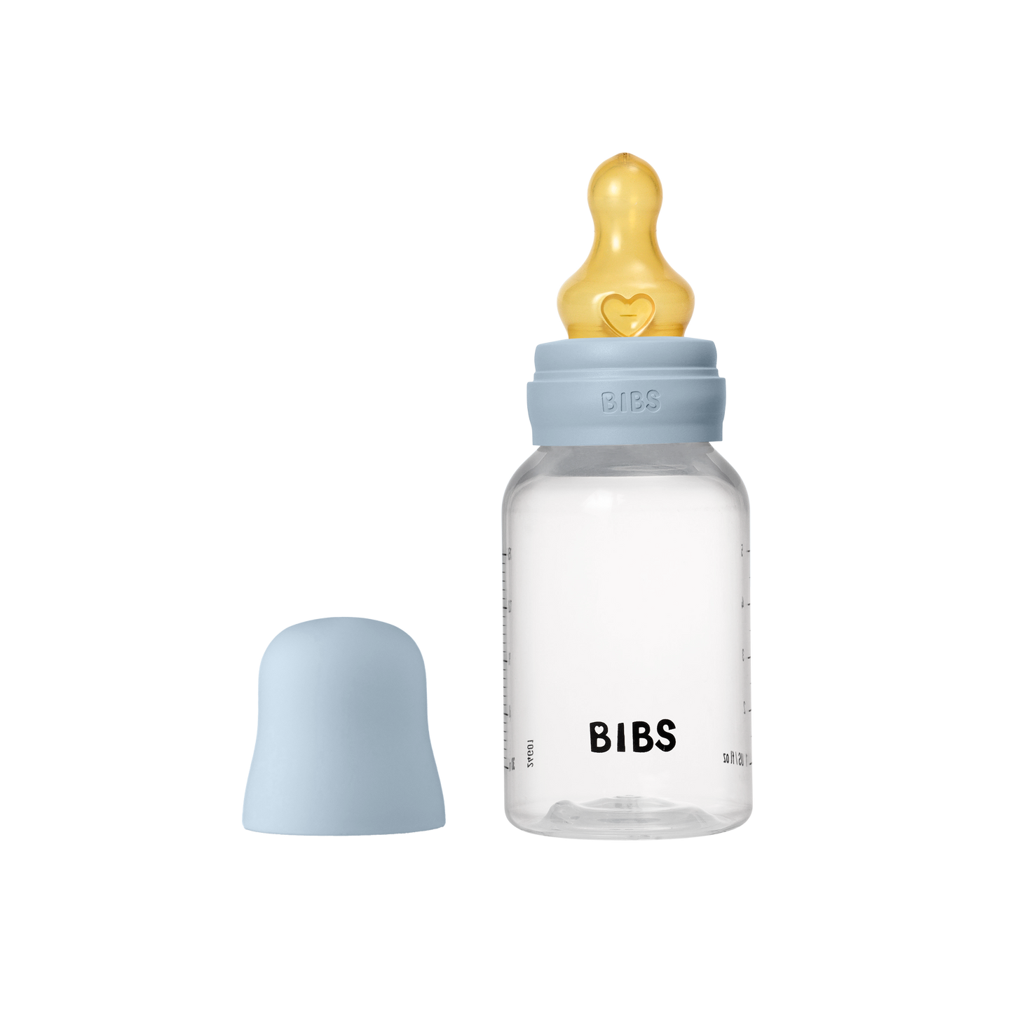 BIBS Baby Bottle Round Latex 150 ml Slow Flow