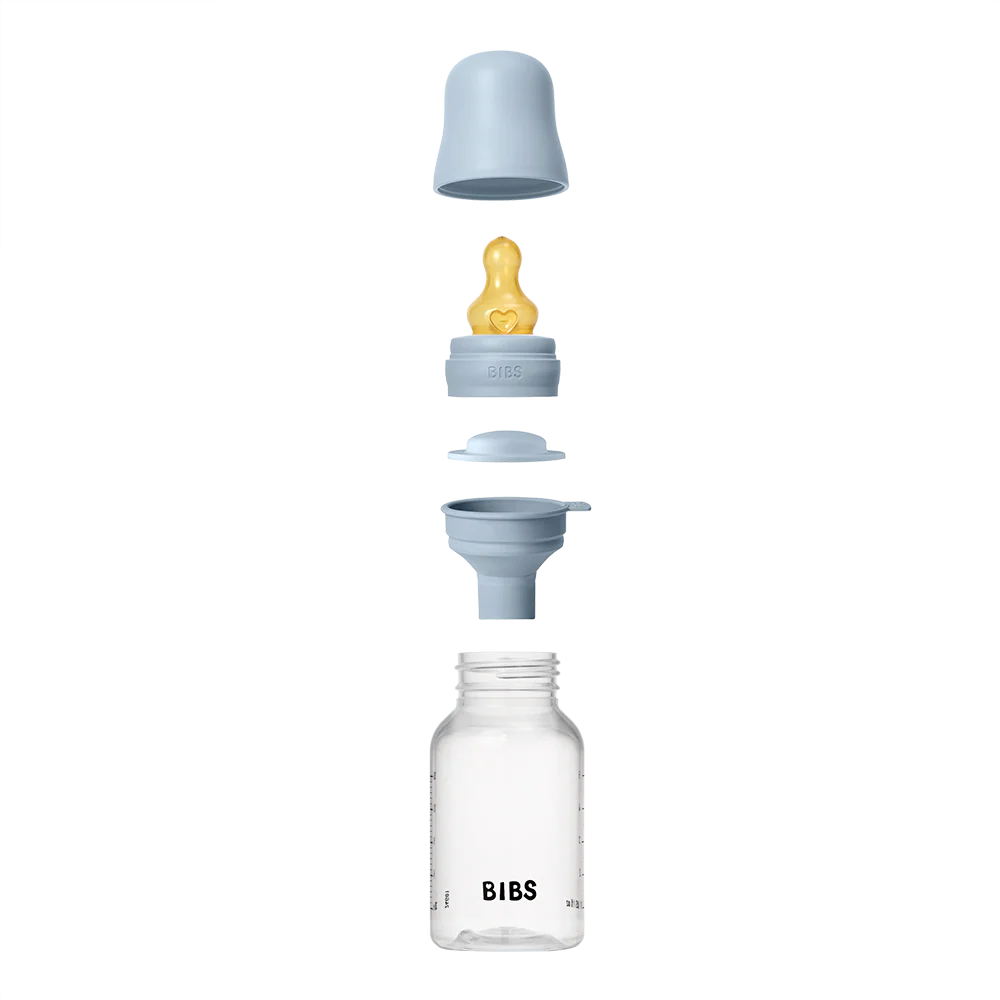 BIBS Baby Bottle Round Latex 150 ml Slow Flow