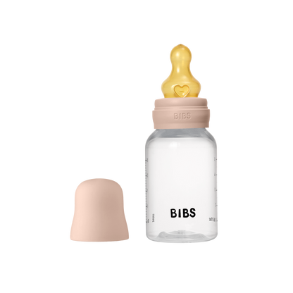 BIBS Baby Bottle Round Latex 150 ml Slow Flow - Motherhood