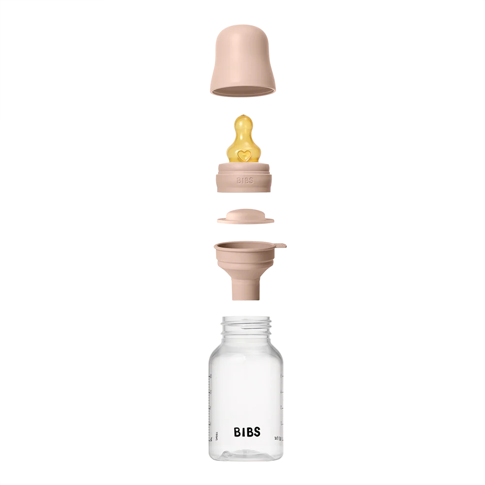 BIBS Baby Bottle Round Latex 150 ml Slow Flow