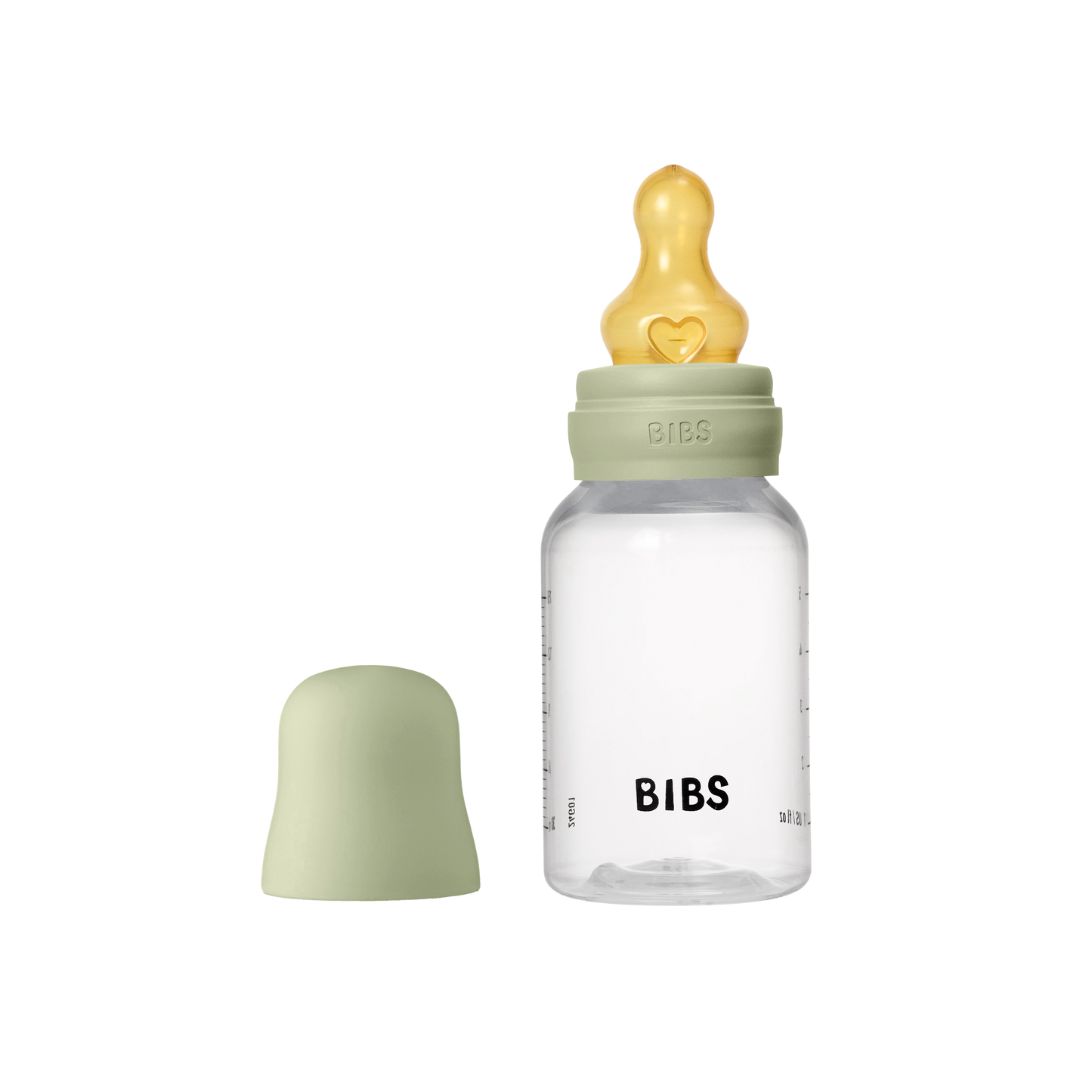 BIBS Baby Bottle Round Latex 150 ml Slow Flow