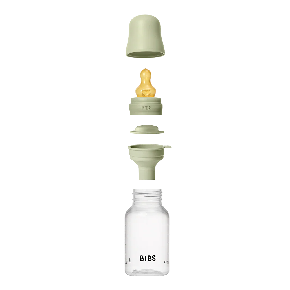 BIBS Baby Bottle Round Latex 150 ml Slow Flow
