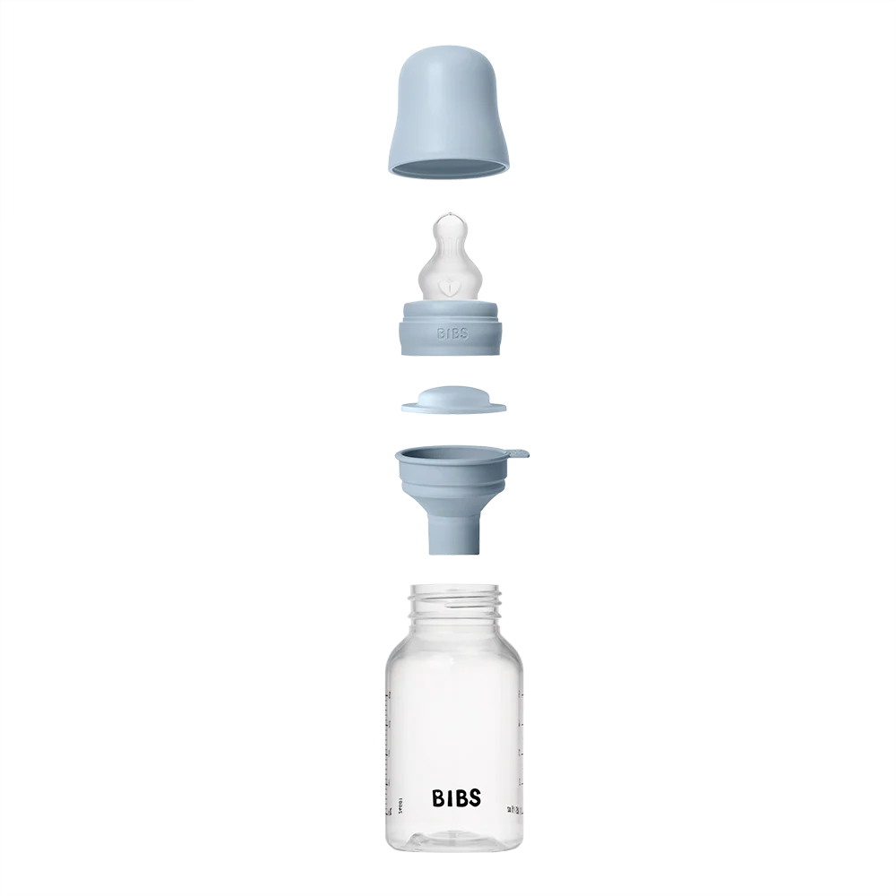 BIBS Baby Bottle Round Silicone 150 ml Slow Flow