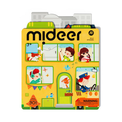 Mideer - Reusable Jelly Sticker Set: The Bustling Traffic - Early Learning Activity