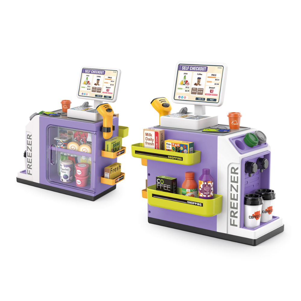 Cogo - Pretend & Play Grocery Store with Lights & Sound Effects - 46 Pieces