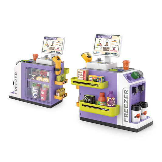 Cogo - Pretend & Play Grocery Store with Lights & Sound Effects - 46 Pieces COGO