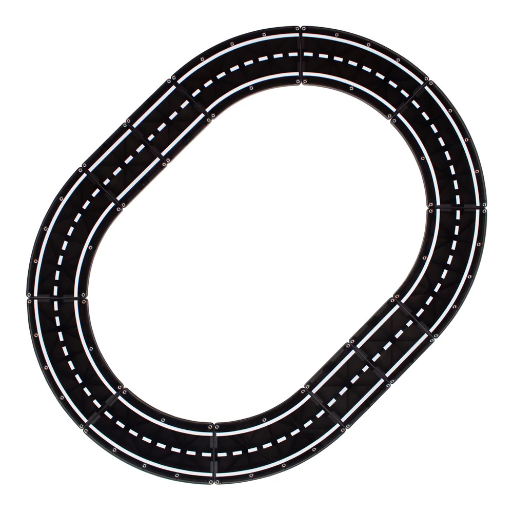 Magna-Tiles - Magnetic Construction Set - XTRAS Roads Set: 12 pcs