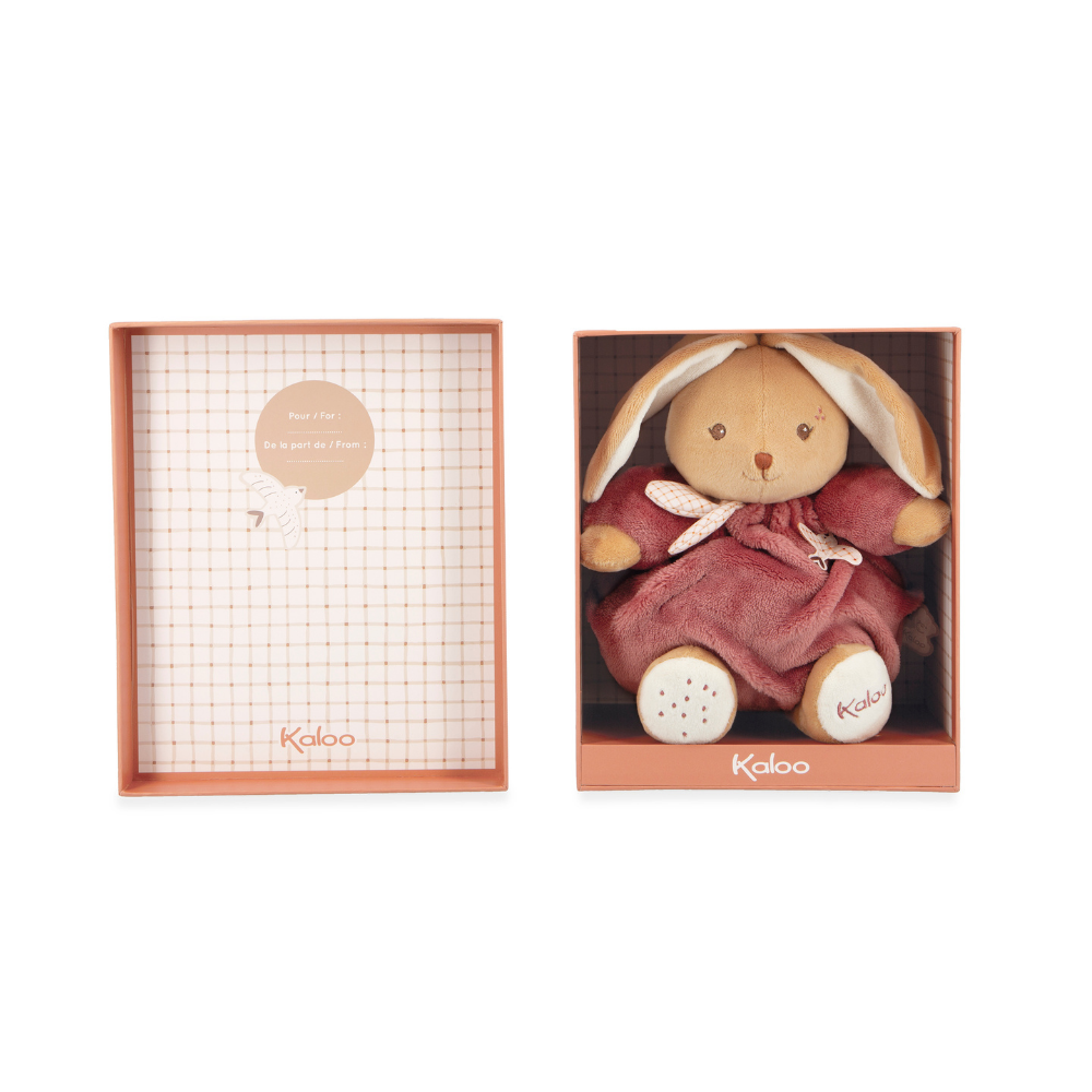 Kaloo - Soft Toy - Burgundy Rabbit Patapouf - 17cm
