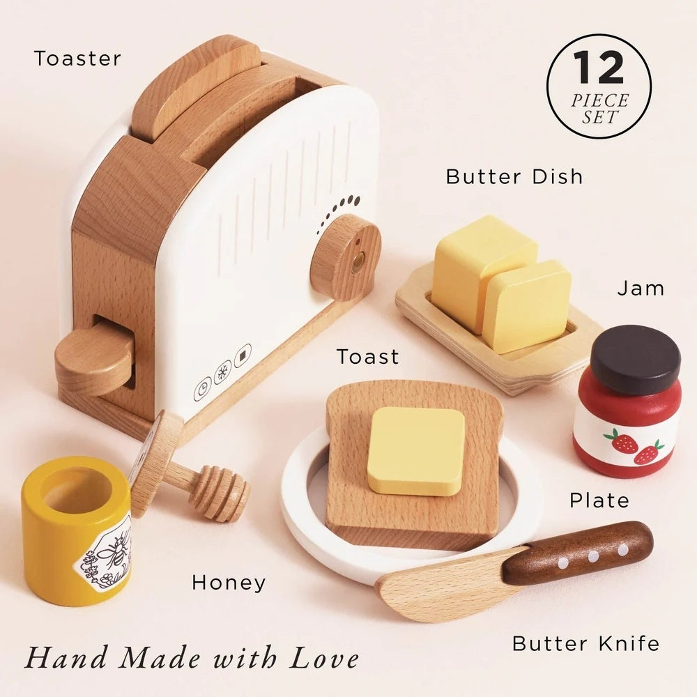 Le Toy Van - Wooden Toaster & Breakfast Set - 12pcs