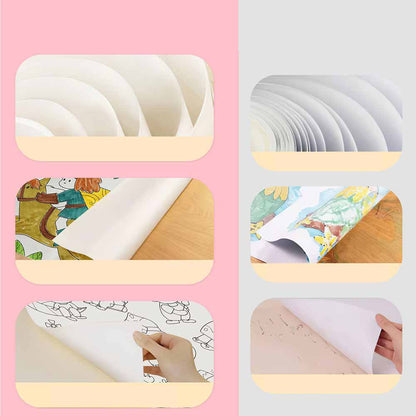 Jar Meló - Colouring Paper Roll - Tear & Stick - Fairy Tale Land 3m