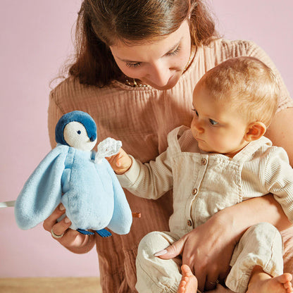 Kaloo - Blue Penguin Kissing Plush Toy