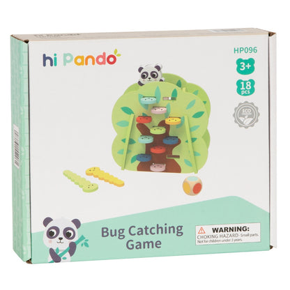 hi Pando - Wooden Bug Catching Game - Tree Themed - 18pcs