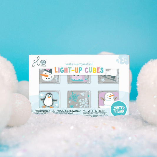 Glo Pals - Water Activated Light-Up Sensory Toys - Winter (6 Pack)