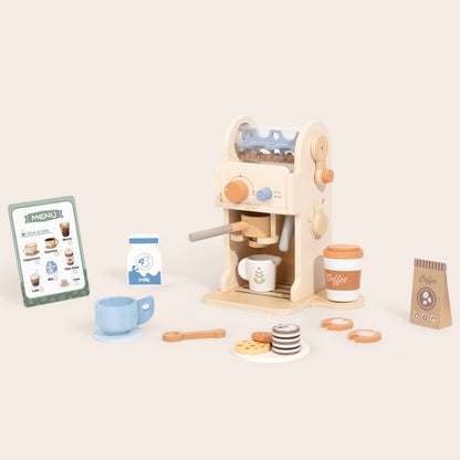 TookyToy - Pretend Play Coffee Machine Toy Set