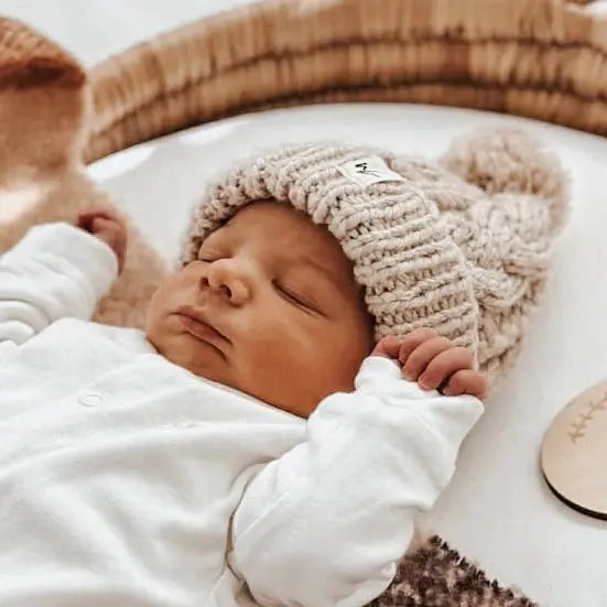 Rainberry Baby Cable Knit Beanie - Motherhood