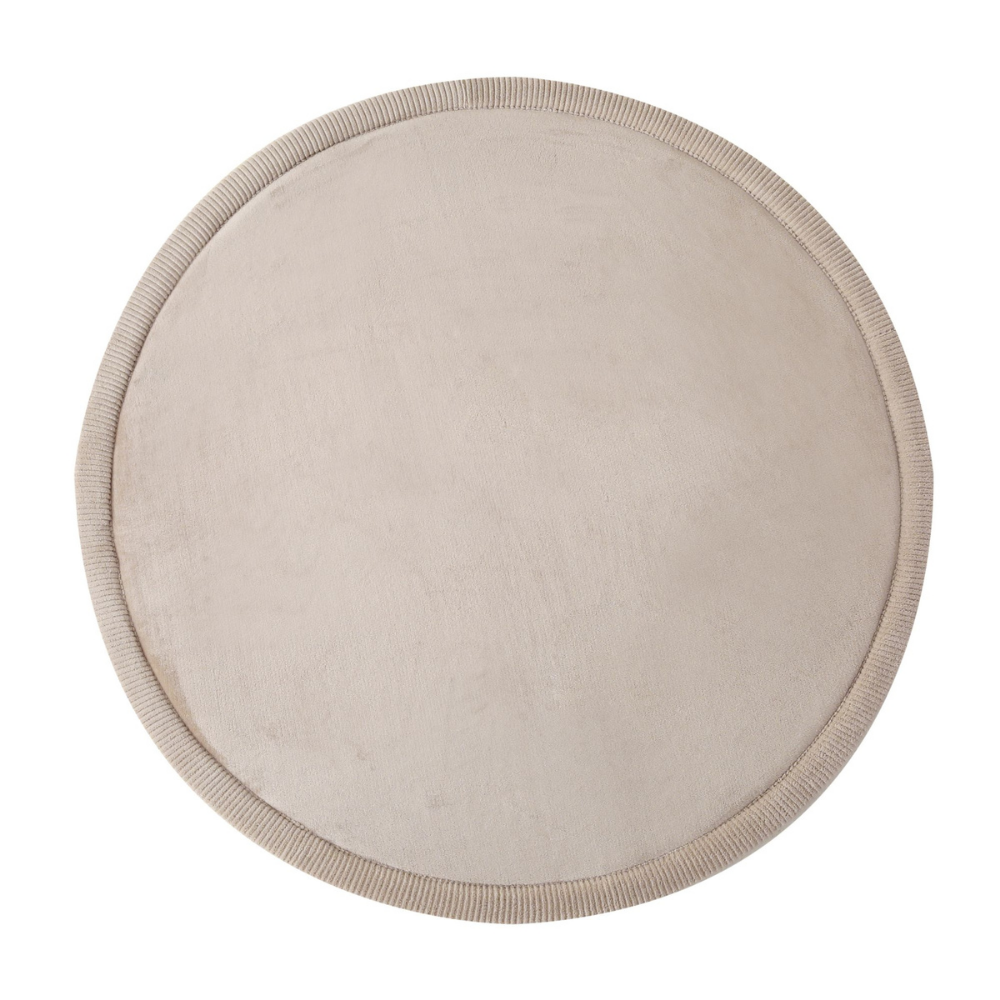 Hakuna Matte - CloudSoft Play Mat Carpet - Beige ?120 x 2.5 cm (round)
