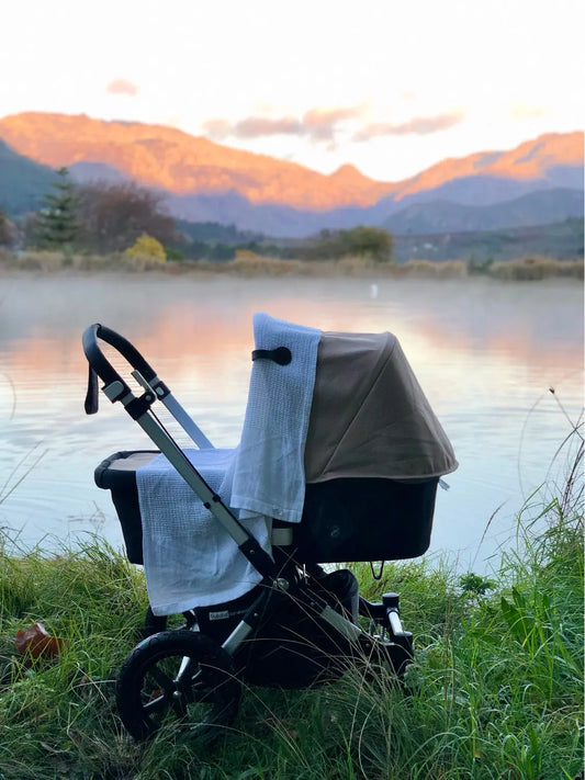 Stella Clip - Swartland Fields - Black with Black stitching - Motherhood
