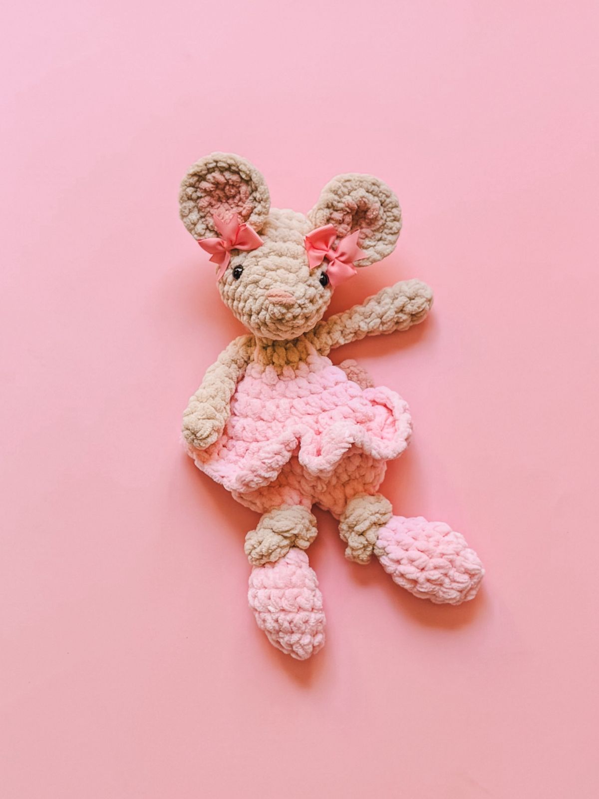 Mika Mouse Crochet Lovey