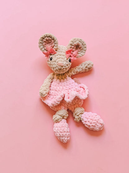 Mika Mouse Crochet Lovey